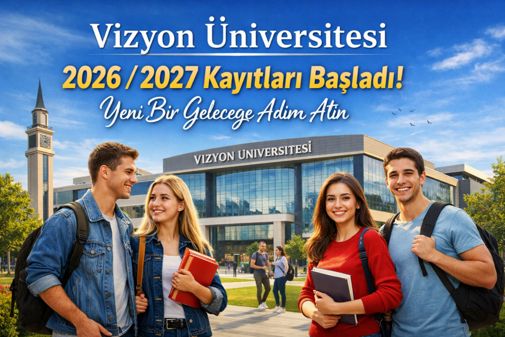 Vizyon Üniversitesi 2026/2027 Kayıtları Başladı