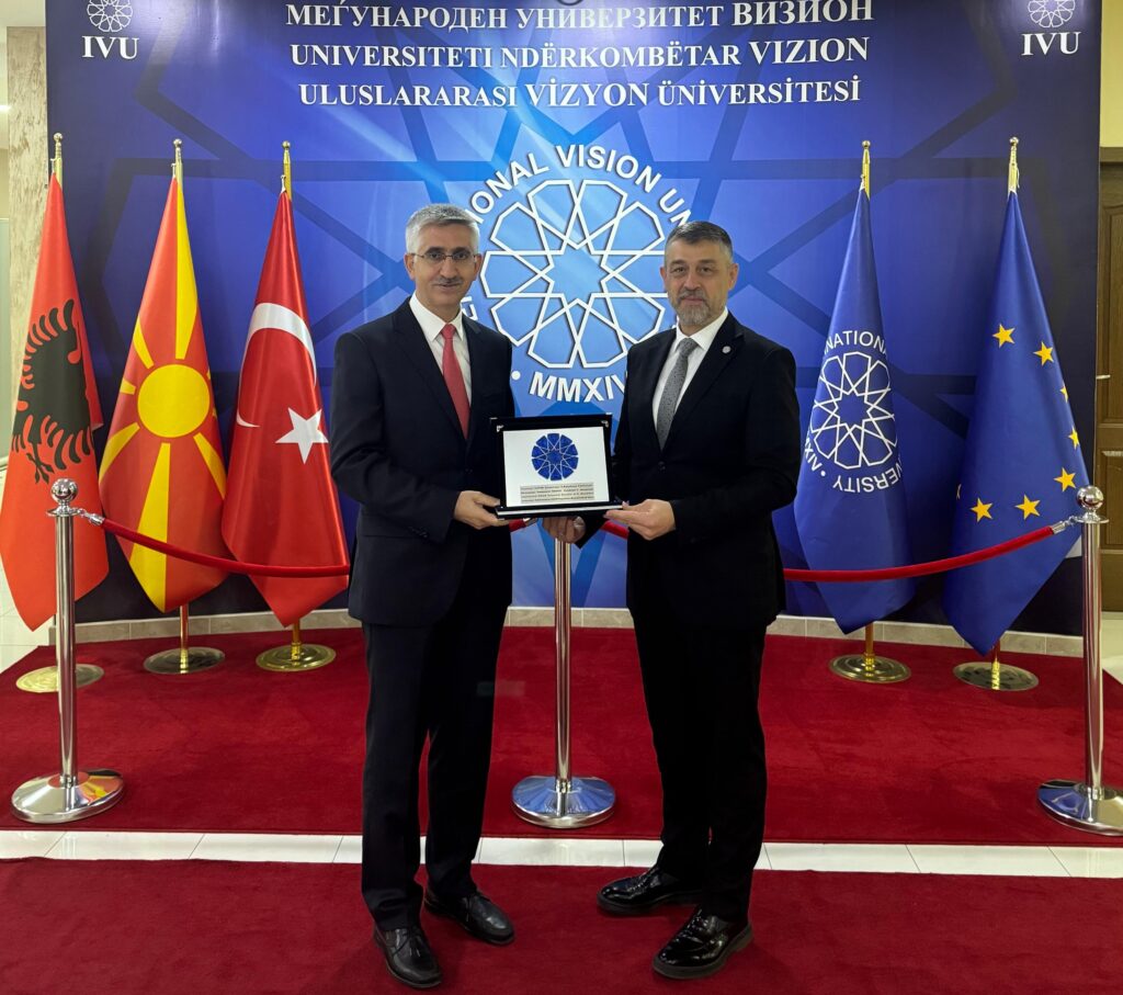 T.C. MİLLÎ EĞİTİM BAKAN YARDIMCISI NAZİF YILMAZ ULUSLARARASI VİZYON ÜNİVERSİTESİ’Nİ ZİYARET ETTİ